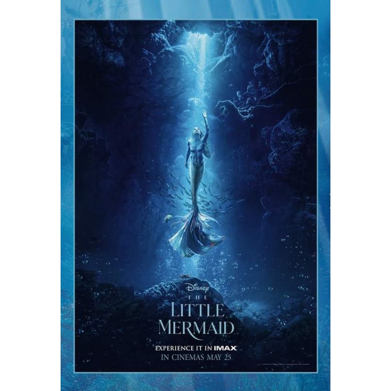 โปสเตอร์หนัง The Little Mermaid ของแท้ จากโรงหนัง IMAX (เมเจอร์) / เงือกน้อยผจญภัย POSTER Major ไอแมกซ์ ของสะสม ภาพยนตร์