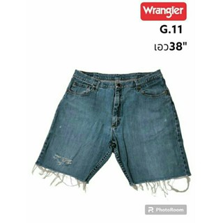 WRANGLER แท้ เอว38"ยีนส์ขาสั้นชาย