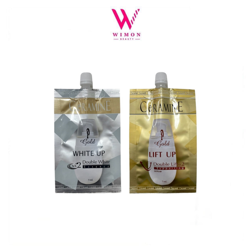 Ceramine double white essence,double lift & supporting 7g เซอรามายน์ ดับเบิ้ล ไวท์ เอสเซนส์,ดับเบิ้ล ลิฟท์ & ซัพพอร์ติ้ง