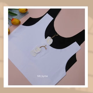 NB เสื้อกล้ามครึ่งตัว ซับใน บังทรง(NB23) ไร้ขอบ งานสั่งผลิตในประเทศไทย