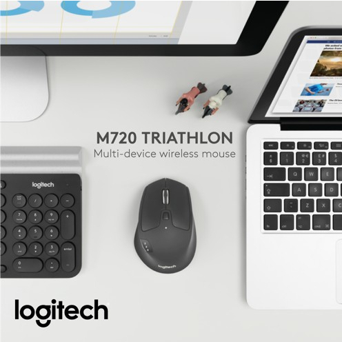 Logitech Triathlon Mouse เมาท์ไร้สาย รุ่นM720