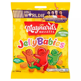 🍒🍇🍓🫐 Maynards Bassetts Jelly Babies 🍋🍐🍊🍎     📌190g     📍เยลลี่ นำเข้าจากอังกฤษ🇬🇧🇬🇧🇬🇧