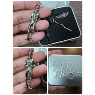 ลูแปง Lupin The Third (Metal Keyholder)วัสดุโลหะ งานเก่าเก็บ พิจารณาตามภาพคะ