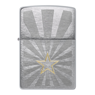 Zippo ไฟแช็กรุ่น 48657 Star Design ของแท้ รับประกันตลอดชีวิต นำเข้าและจำหน่ายโดยตัวแทนจำหน่าย