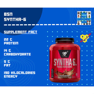 BSN- Syntha-6 5.82lb Chocolate Milkshake พร้อมส่ง!!