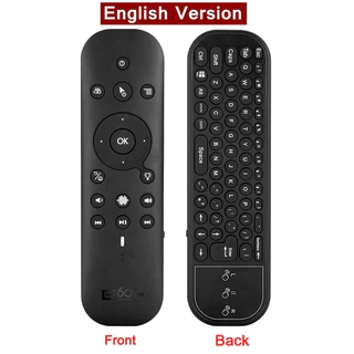 G60S Pro Air Mouse Wireless Voice รีโมทคอนโทรล2.4G 2.4G BT5.0 Dual Learning Mode with IR for Computer TV Box Projector