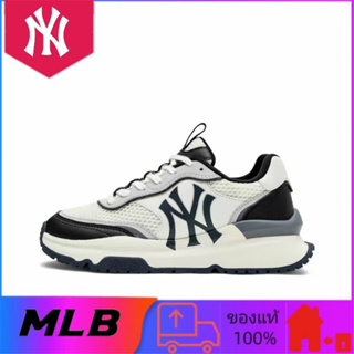 รองเท้า MLB แท้ 100% กันลื่นดูดซับแรงกระแทกต่ำรองเท้า unisex สีดำ