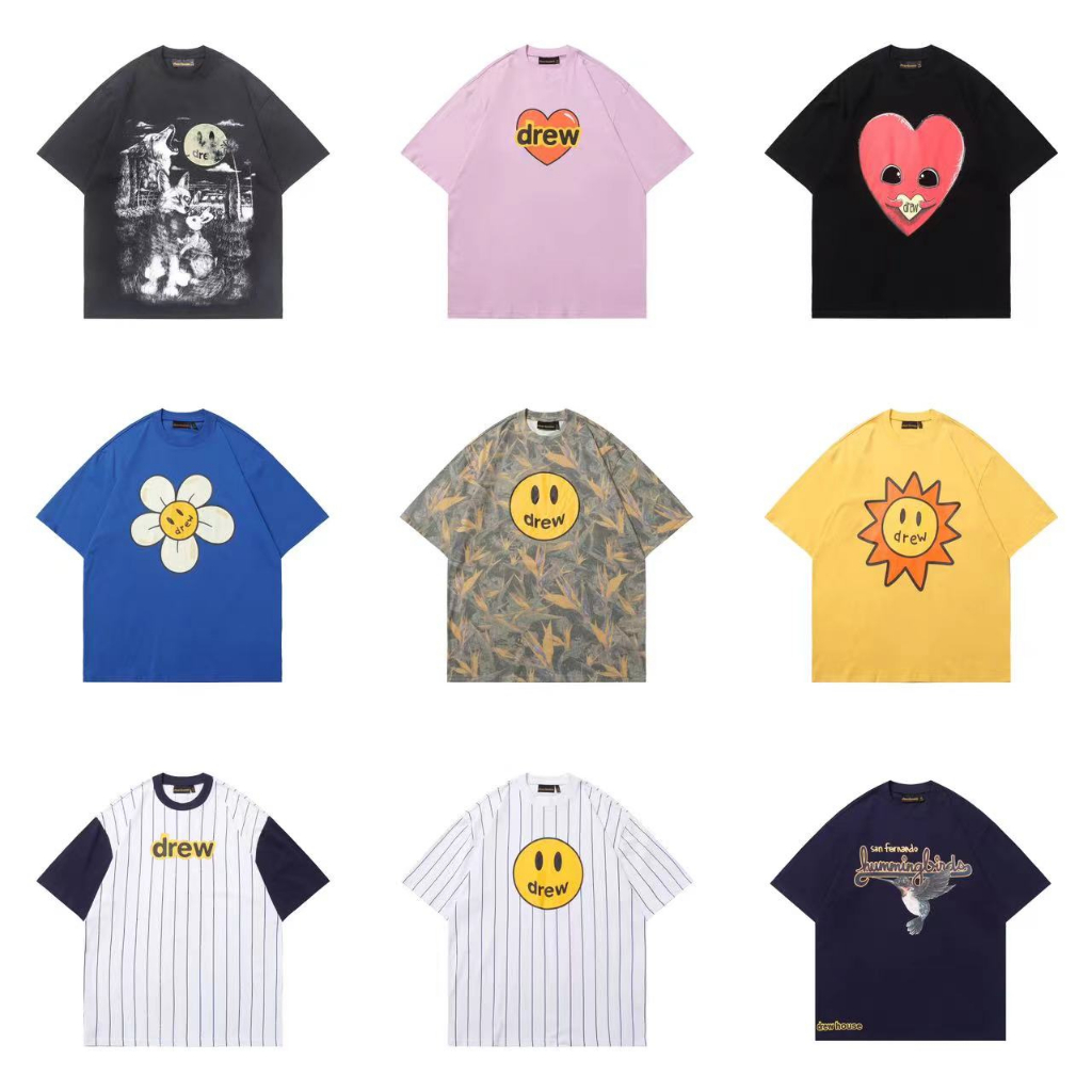 【Lemon】เสื้อยืด Drew House คุณภาพดี 23SS เกรดoriginal ใส่ได้ทั้งชายและหญิง