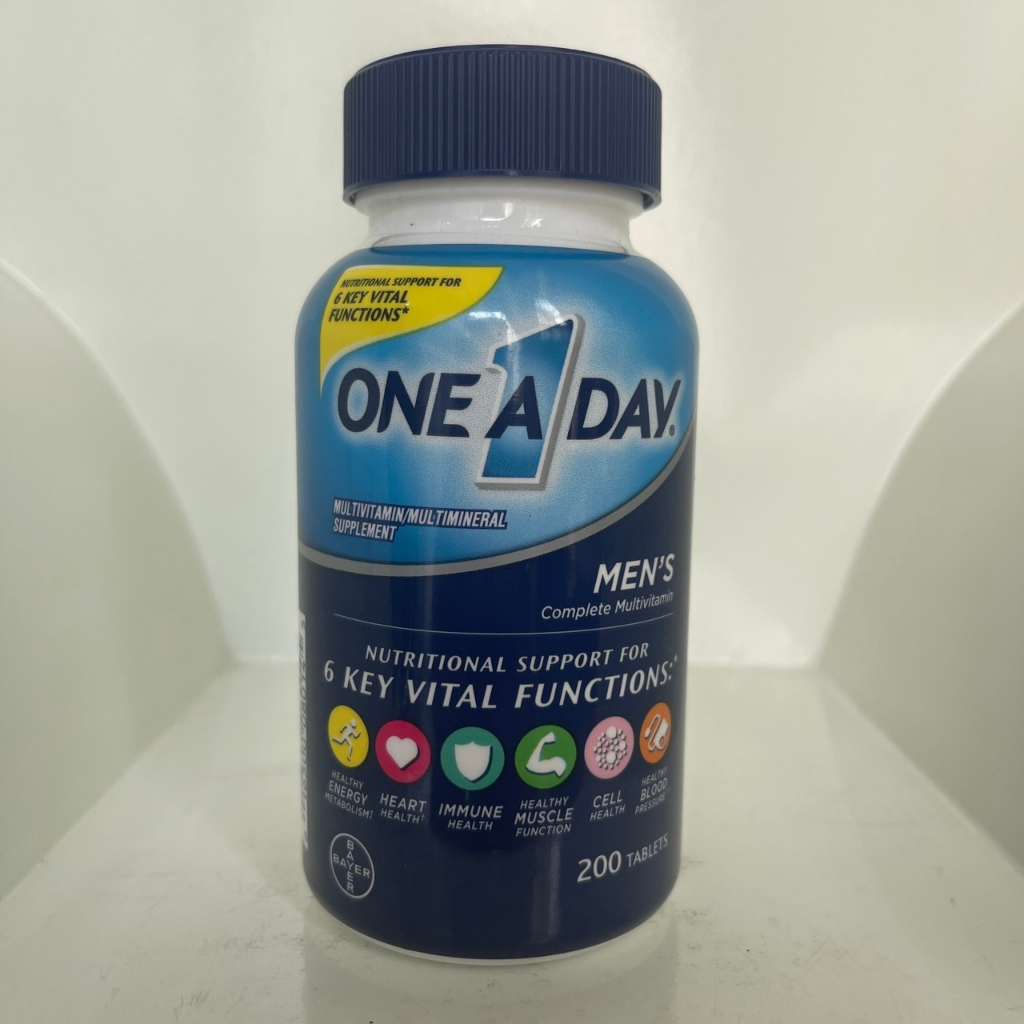 One A Day Men's Complete Multivitamin, 200 Tablets