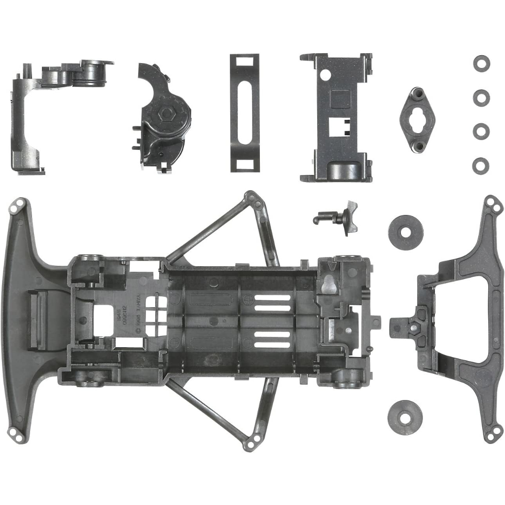 Tamiya - Carbon Reinforced Super FM Chassis SetโครงSFM คาบอน แท้