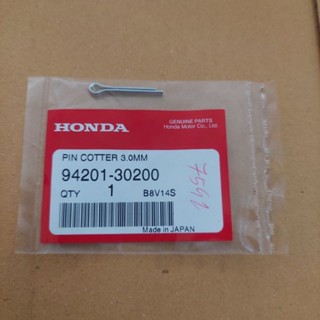 สลักแกนขาตั่งกลางHONDA, ถ่างล็อก,3.0x25//94201-30250