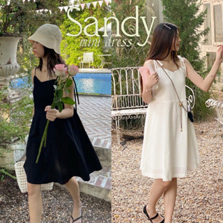 Choosedress A6457 Sandy Minidress เดรสสายเดี่ยวผูกไหล่ มินิเดรส