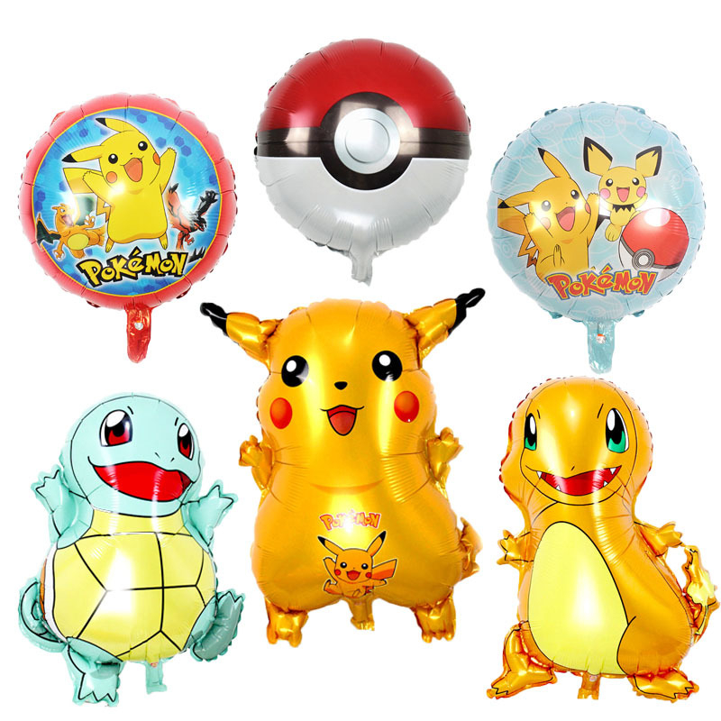 ลูกโป่งโปเกมอน ลูกโป่งปิกาจู Pokémon balloon (เป่าง่ายๆได้ที่บ้าน)