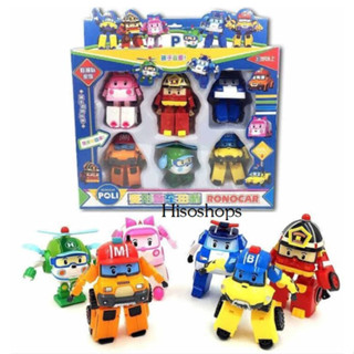 ROBOCAR HERO Transforming Robot มีรถ 6 แบบในกล่อง หุ่นยนต์โรโบคาร์ หุ่นยนต์แปลงร่างเป็นรถ ปฏิบัติการ