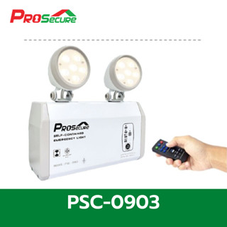 PSC-0903 ไฟฉุกเฉิน แบบ แขวนติดผนัง โคม LED 9W x 2 โคม