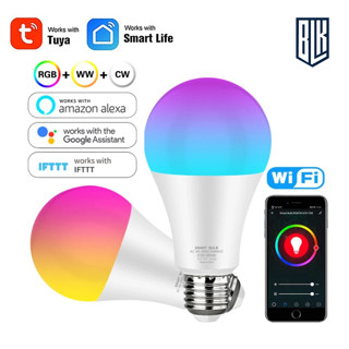 Tuya  9W WIFIสมาร์ทหลอดไฟLED  (ตัวกลม圆)