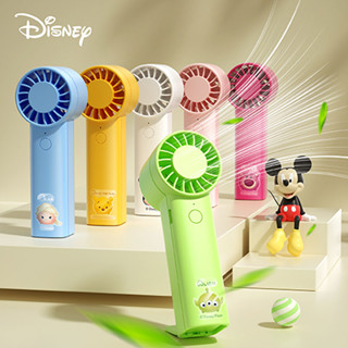 Disney รุ่นใหม่สีสันสดใสmini usb Fan พัดลมพกพา พัดลมมินิน้อง พัดลมมือถือ พัดลมตั้งโต๊ะ ความแรงลม 3 ระดับ