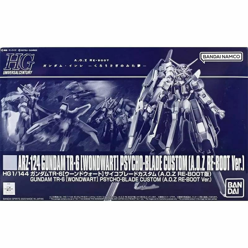 🔥สินค้าพร้อมส่ง🔥 HGUC 1/144 ARZ-124 Gundam TR-6 (Woundwort) Psycho-Blade Custom [Premium Bandai]