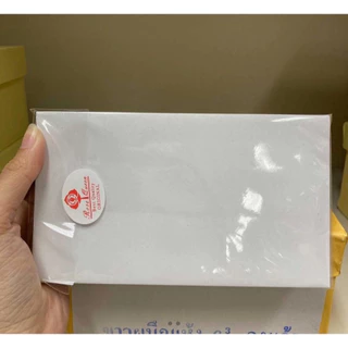 (USP)💢เนื้อดี/พร้อมส่ง💢(500ซอง) Airport ซองขาว ผนึกแห้ง 6 3/4 Envelope ซองผนึกแห้ง ซองลาย ซองแอร์เมล ซอง Airmail จดหมาย