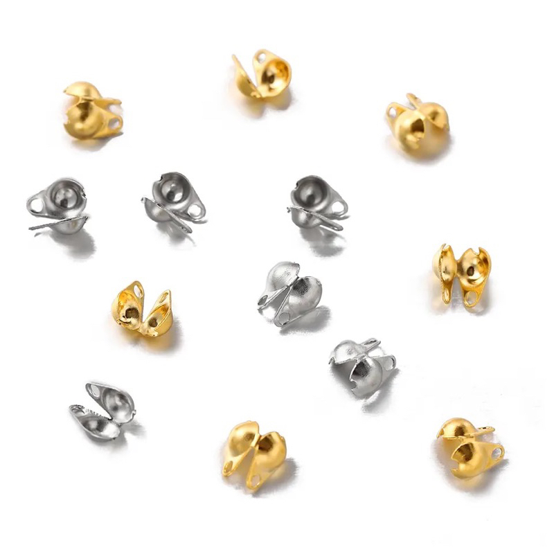 TD135 ตัวเก็บปลายสร้อยสแตนเลส 10 ชิ้น/เซ็ต - รูปที่ 2