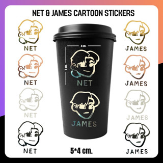 Net &amp; James Cartoon Stickers (เน็ตเจมส์)