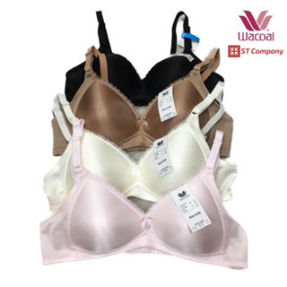 Wacoal Basic Bra รุ่น WB9M36 ไม่มีโครง ไม่เสริมฟองน้ำ ไร้โครง เก็บทรงดี ตะขอ 2 แถว ชุดชั้นใน วาโก้ ชั้นใน เสื้อใน เสื้อใ