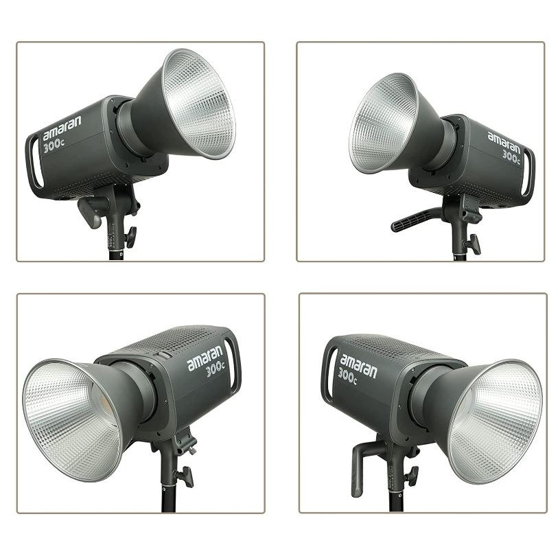 Aputure amaran 300c ไฟสตูดิโอ 300W RGBWW Full-Color Bowens Mount LED 19,389 Lumens ปรับตั้งค่าผ่านสมาร์ทโฟนได้