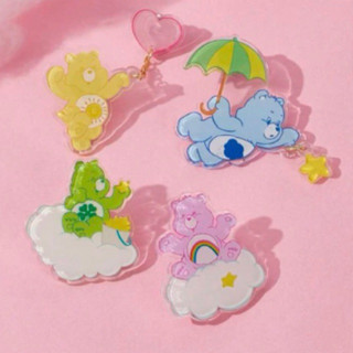 พร้อมส่ง📣เข็มกลัดน้องหมีแคร์แบร์(Carebears)4ชิ้น