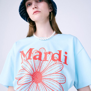 MARDI MERCREDI TSHIRT FLOWERMARDI_SKY RED direct shipiing from korea