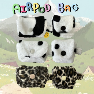 กระเป๋า Airpod pro airpod 1, 2 🐄 💘 airpod case กระเป๋าผ้า กระเป๋า handmade กระเป๋าขนนุ่ม