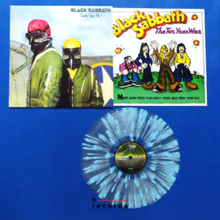 (ส่งฟรี) แผ่นเสียง Black Sabbath - Never Say Die! (Limited Transparent &amp; Light Blue Splatter Vinyl)