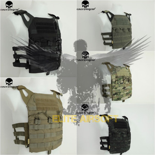 เวส JPC เนื้อผ้า 1000D (Jumper Plate Carrier) ยี่ห้อ Emerson  ● คุณสมบัติ : 1. ผลิตจากผ้า 1000D 2. มีเพ้าใส่แม็กกาซ