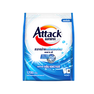 [แพ็ค2] Attack Clean Advance concentrated powder 1700g. แอทแทค คลีน แอดวานซ์ 1700 ก.