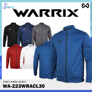 เสื้อวอร์มแขนยาว TITAN II WARM JACKET เสื้อวอร์มแขนยาววอริกซ์ WARRIX รุ่น TITAN II รหัส WA-223WRACL30 ของแท้100%