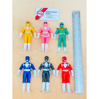 ขบวนการไดโนเสาร์ จูเรนเจอร์ Zyuranger  ซอฟ ขบวนการ กาโอเรนเจอร์  Bandai โมเดล  เซนไต ขนาด 7" ครบชุด