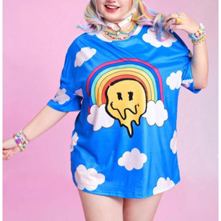 💖 เสื้อยืด Kawaii เสื้อพลัสไซส์ plus size เสื้อยืดพลัสไซส์ เสื้อ oversized