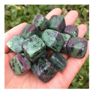 1 Pc African Ruby Zoisite Tumbled 2-3 cm Stones Healing Crystals