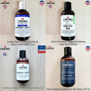 Cremo® Beard Wash and Softener 177 ml ผลิตภัณฑ์ทำความสะอาดและดูแลหนวดเครา