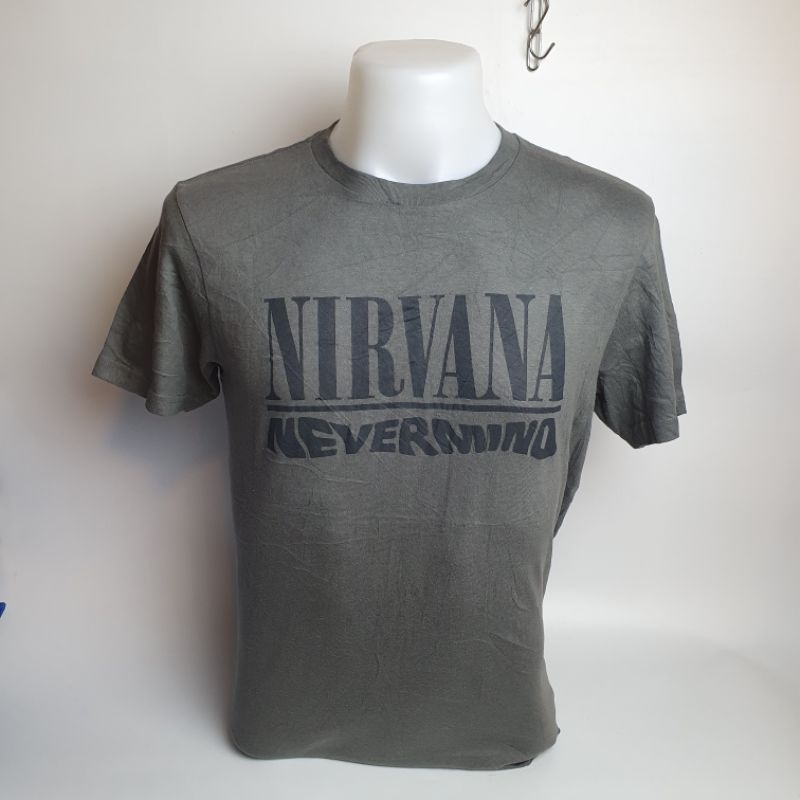 เสื้อวง Nirvana เสื้อมือสองงานป้ายลิขสิทธิ์แท้ Nirvana Never mind