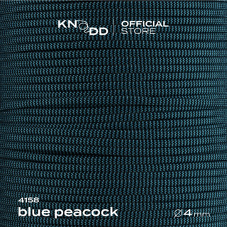 KNODD พาราคอร์ดไนลอน นำเข้าจากอเมริกา สี No.4158: Blue Peacock ขนาด 4มม