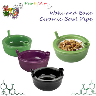 Ceramic Bowl Pipe แก้วชาม แจกันบ้องแก้ว ไปป wake and bake