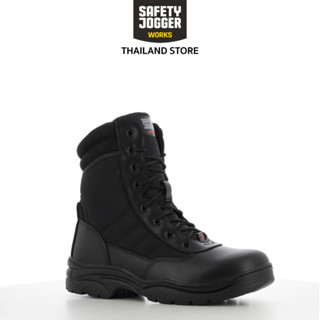 [ ลิขสิทธิ์แท้พร้อมส่ง ]  Safety Jogger รุ่น TACTIC รองเท้าบู้ทหุ้มข้อ สีดำ