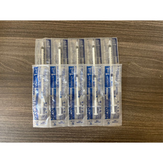 ( แบ่งขาย 10 ชิ้น ) Nipro Syringe  1 ml