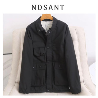 เสื้อนอก แจ็คเก็ตกันหนาว JACKETซับขนอุ่น 🎱แบรนด์ ☠️NDSANT☠️แท้💯% (WY1079)