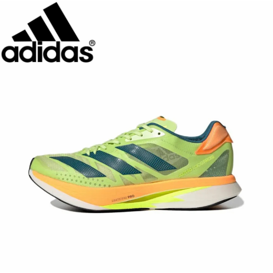 ของแท้ 100 % adidas Adizero Adios Pro 2 yellow-green Running shoes style