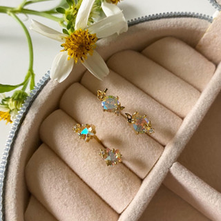 Mini galaxy studs collection (18k+brass)