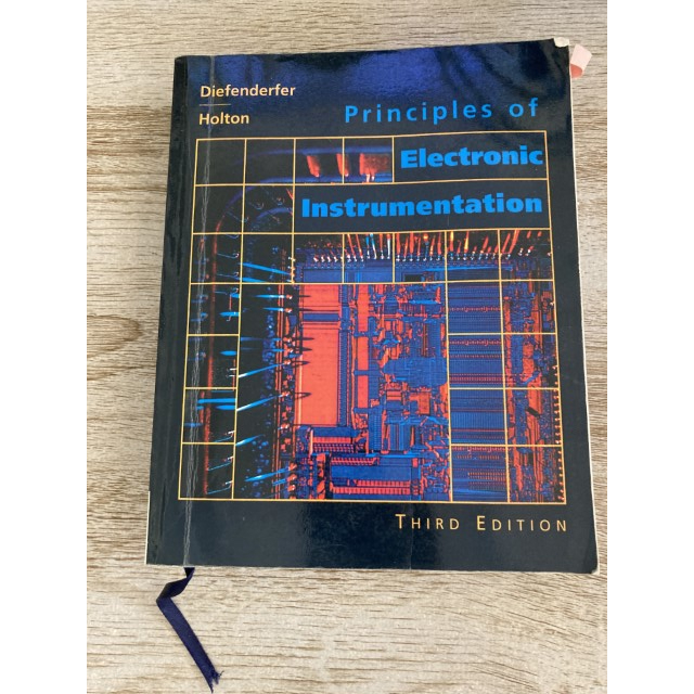 หนังสือมือสอง Textbook ราคาถูก Principles of Electronic Instrumentation 3rd Edition - Diefenderfer, Holton