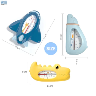 PAPA BABY FIN เทอร์โมมิเตอร์วัดอุณหภูมิน้ำ รุ่น ST177 เครื่องวัดอุณภูมิน้ำเพื่อเตรียมอาบสำหรับเด็ก ลอยน้ำได้ วัสดุ ABS