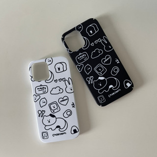 เคสเเข็งคลุมหัวท้าย ลาย meow น่ารักๆเลือกได้ทั้งลายขาวเเละลายดำเลยน๊า