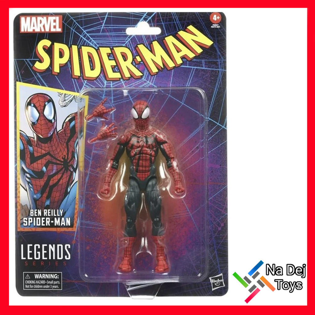 Marvel Legends Spider Man Ben Reily Spider-Man 6" มาเวล เลเจนท์ สไปเดอร์ แมน เบน ไรลี่ย์ สไปเดอร์ แม